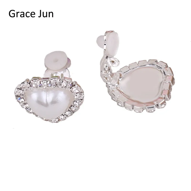 Grace Jun2017 New Design Doule Heart Shape Rhinestone Clip on Earrings for Women Party Elegant Fashion Simulated Pearl Ear Clip
Grace Jun2017 New Design Doule Heart Shape Rhinestone Clip on Earrings for Women Party Elegant Fashion Simulated Pearl Ear Clip