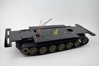 DIY 125 Light shock absorption Plastic Tank Chassis with Rubber Crawler belt Tracked Vehicle
DIY 125 Light shock absorption Plastic Tank Chassis with Rubber Crawler belt Tracked Vehicle