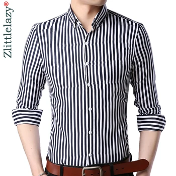 2019 social long sleeve striped designer shirts men slim fit vintage fashions men's shirt man dress jersey casual clothing 36524
2019 social long sleeve striped designer shirts men slim fit vintage fashions men's shirt man dress jersey casual clothing 36524