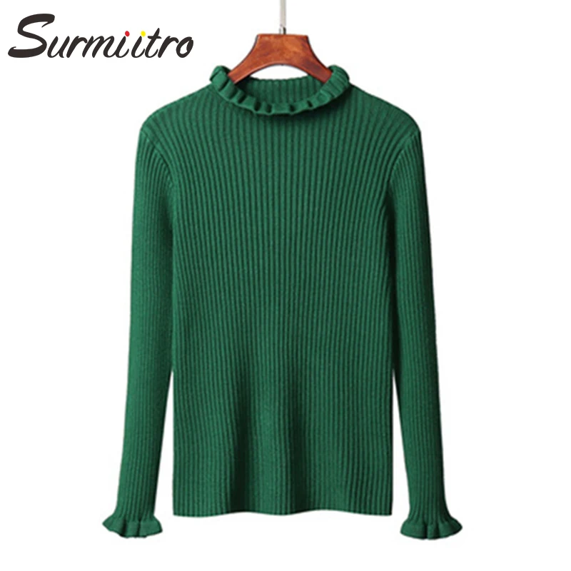 Surmiitro Knitted Half Turtleneck Women 2019 Autumn Winter Fashion Long Sleeve Sweater Female Tricot Jumper And Pullover Tops
Surmiitro Knitted Half Turtleneck Women 2019 Autumn Winter Fashion Long Sleeve Sweater Female Tricot Jumper And Pullover Tops
