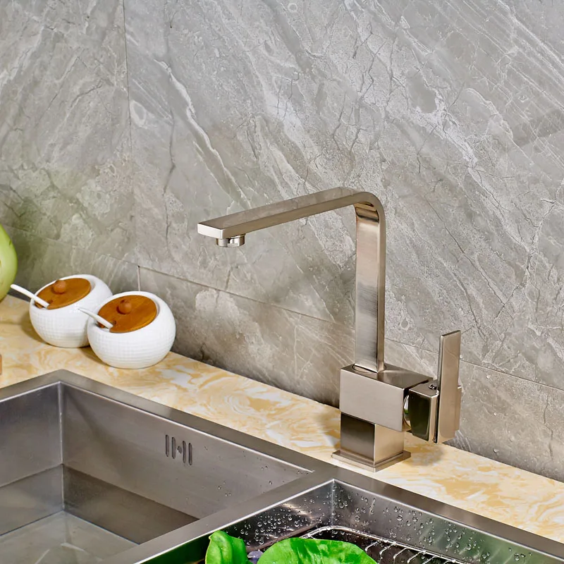 Hot Sale Best Price Brushed Nickel Deck Mounted Kitchen Sink Mixer Faucet with Single Handle
Hot Sale Best Price Brushed Nickel Deck Mounted Kitchen Sink Mixer Faucet with Single Handle