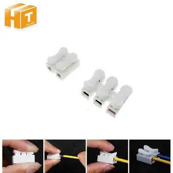 2pin / 3pin Spring Connector Easy install wire connecting no need soldering 5pcs/lot
2pin / 3pin Spring Connector Easy install wire connecting no need soldering 5pcs/lot