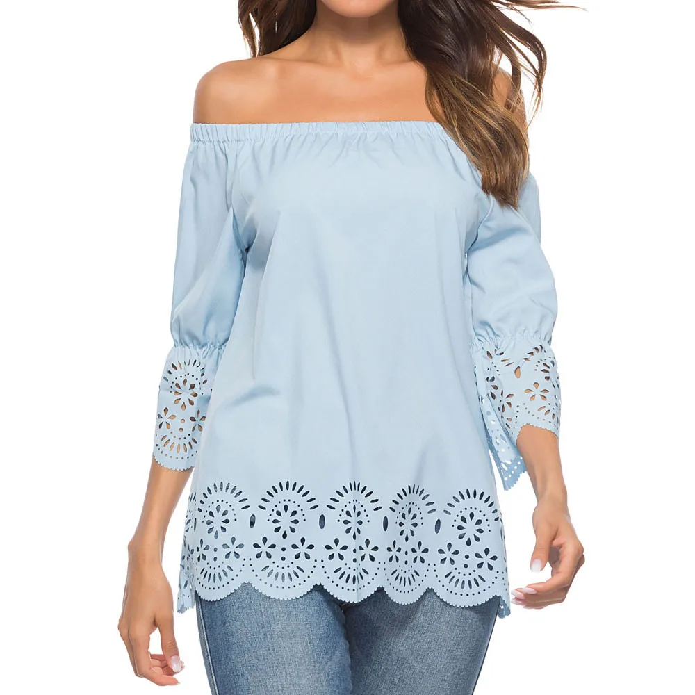 Womens Tops And Blouses Red Solid Long Sleeve Summer Blouse Women Off Shoulder 2019 Women Tops Lace Ladies Top And Blouses 2019
Womens Tops And Blouses Red Solid Long Sleeve Summer Blouse Women Off Shoulder 2019 Women Tops Lace Ladies Top And Blouses 2019