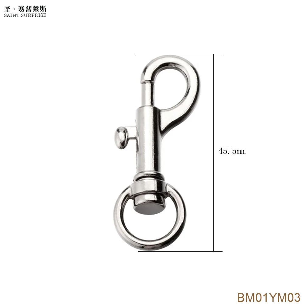 10Pcs 45.5mm Swivel Trigger Clips Snap Hooks Lobster Clasp Keychain Bag DIY Craft Bm01ym03
10Pcs 45.5mm Swivel Trigger Clips Snap Hooks Lobster Clasp Keychain Bag DIY Craft Bm01ym03