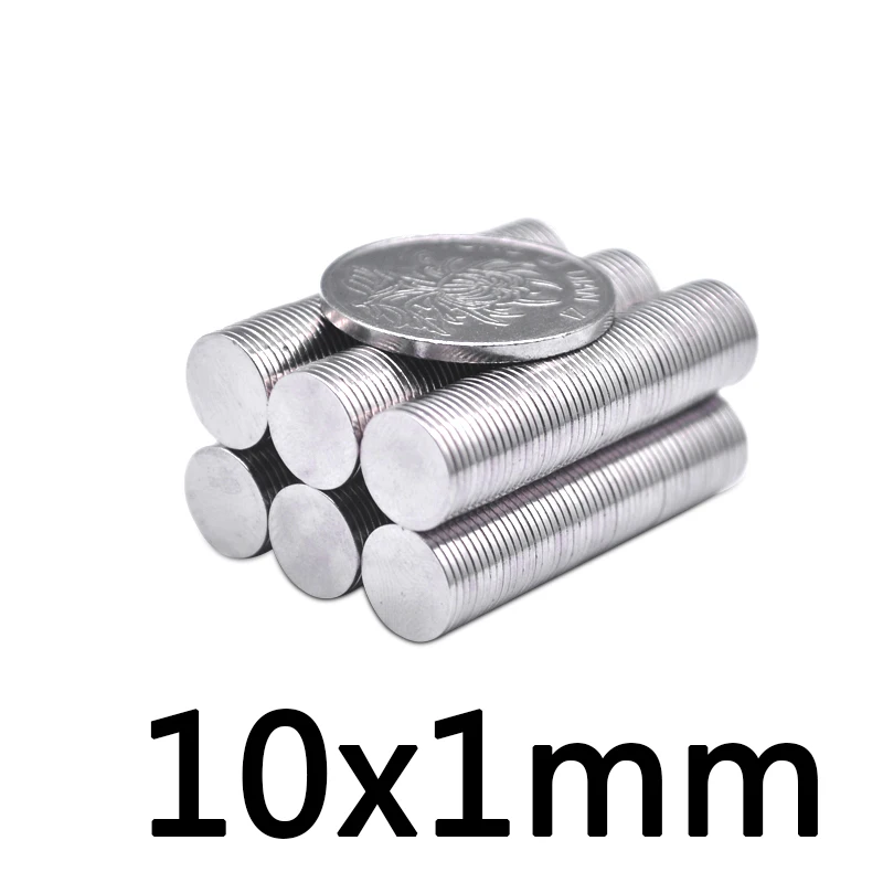 100pcs N35 10mm x 1 mm Strong Round Magnets Dia 10x1mm Neodymium Magnet Rare Earth Magnet 10*1mm Wholesale
100pcs N35 10mm x 1 mm Strong Round Magnets Dia 10x1mm Neodymium Magnet Rare Earth Magnet 10*1mm Wholesale