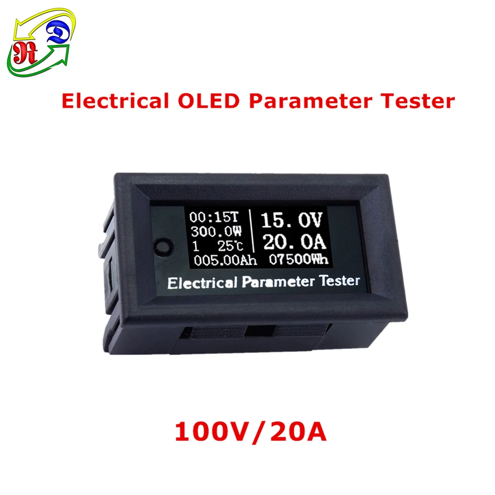 RD 100v/20A 7in1 OLED Multifunction Tester Voltage current Time temperature capacity voltmeter Ammeter electrical meter white
RD 100v/20A 7in1 OLED Multifunction Tester Voltage current Time temperature capacity voltmeter Ammeter electrical meter white