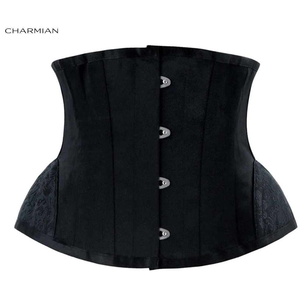 Charmian Women's Vintage Gothic Underbust Corset Retro Corsets and Bustiers Waist Cincher Body Shaper Slimming Corselet Top
Charmian Women's Vintage Gothic Underbust Corset Retro Corsets and Bustiers Waist Cincher Body Shaper Slimming Corselet Top