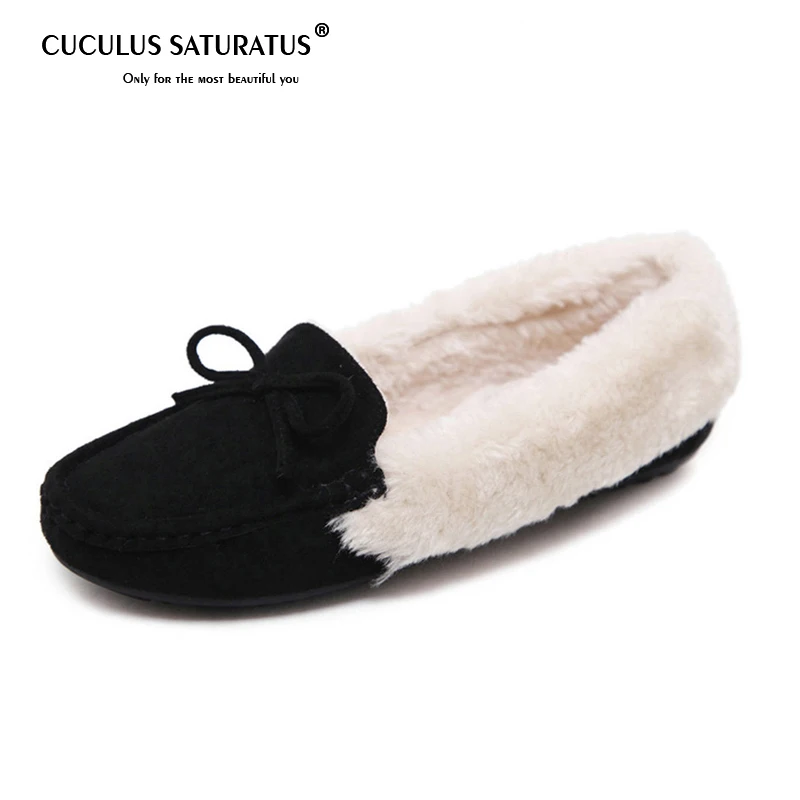 Cuculus 2019 Autumn Winter Women Ballet Flats Lovely Bow Warm Fur Comfort Cotton Shoes Woman Loafers Slip On Size 40 B912-5
Cuculus 2019 Autumn Winter Women Ballet Flats Lovely Bow Warm Fur Comfort Cotton Shoes Woman Loafers Slip On Size 40 B912-5