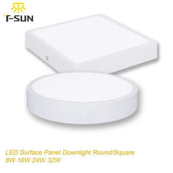 T-SUNRISE LED Surface Panel Downlight 8W 16W 24W 32W Round/Square LED Light Ceiling Recessed with Black Heat Radiator SMD 4014
T-SUNRISE LED Surface Panel Downlight 8W 16W 24W 32W Round/Square LED Light Ceiling Recessed with Black Heat Radiator SMD 4014
