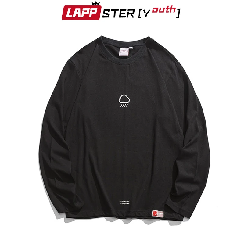 LAPPSTER Japanese Streetwear Long Sleeve T Shirts 2019 Autumn Fashions Harajuku Cloud Print T-shirt Mens Casual Loose Tees Tops
LAPPSTER Japanese Streetwear Long Sleeve T Shirts 2019 Autumn Fashions Harajuku Cloud Print T-shirt Mens Casual Loose Tees Tops