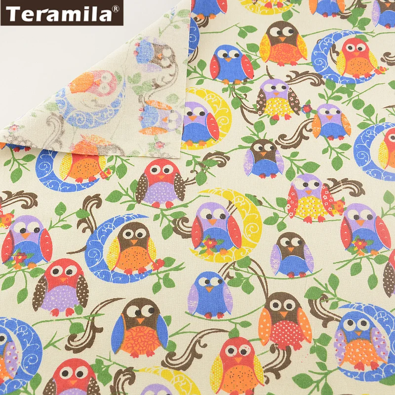 Print Owls and Branches Cotton Linen Fabric Sewing Material Tissu TERAMILA Tablecloth Pillow Bag Curtain Cushion Pillow Zakka
Print Owls and Branches Cotton Linen Fabric Sewing Material Tissu TERAMILA Tablecloth Pillow Bag Curtain Cushion Pillow Zakka
