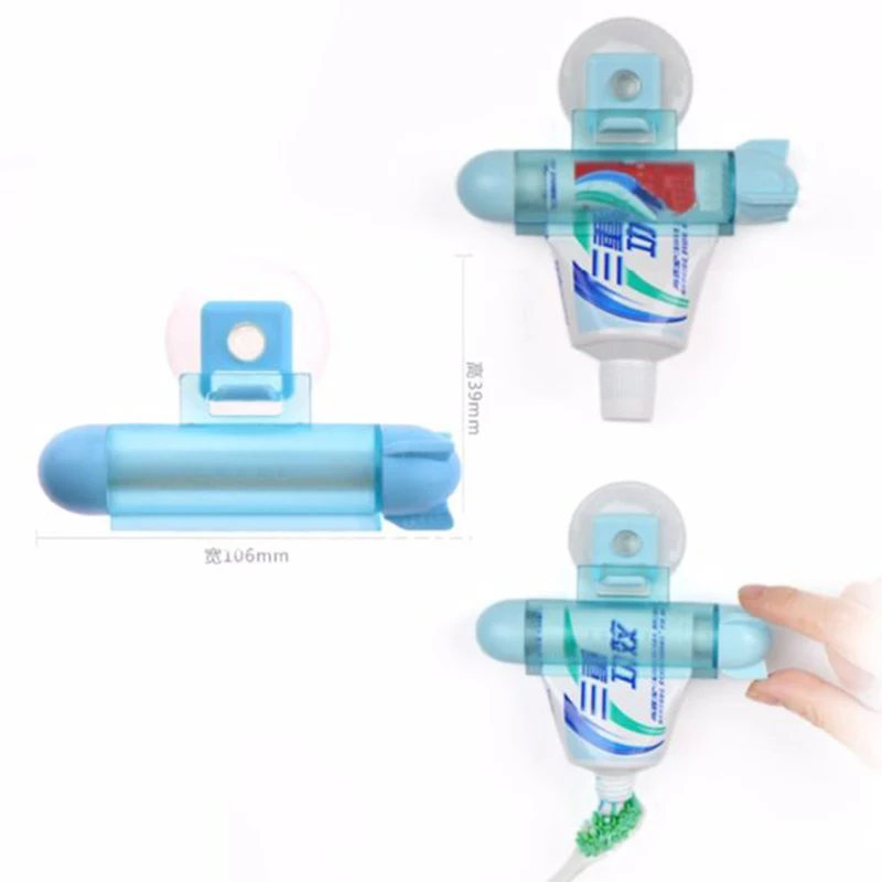2 random color toothpaste squeezer, match with suction cup easily mount on bathroom mirror and smooth wall
2 random color toothpaste squeezer, match with suction cup easily mount on bathroom mirror and smooth wall