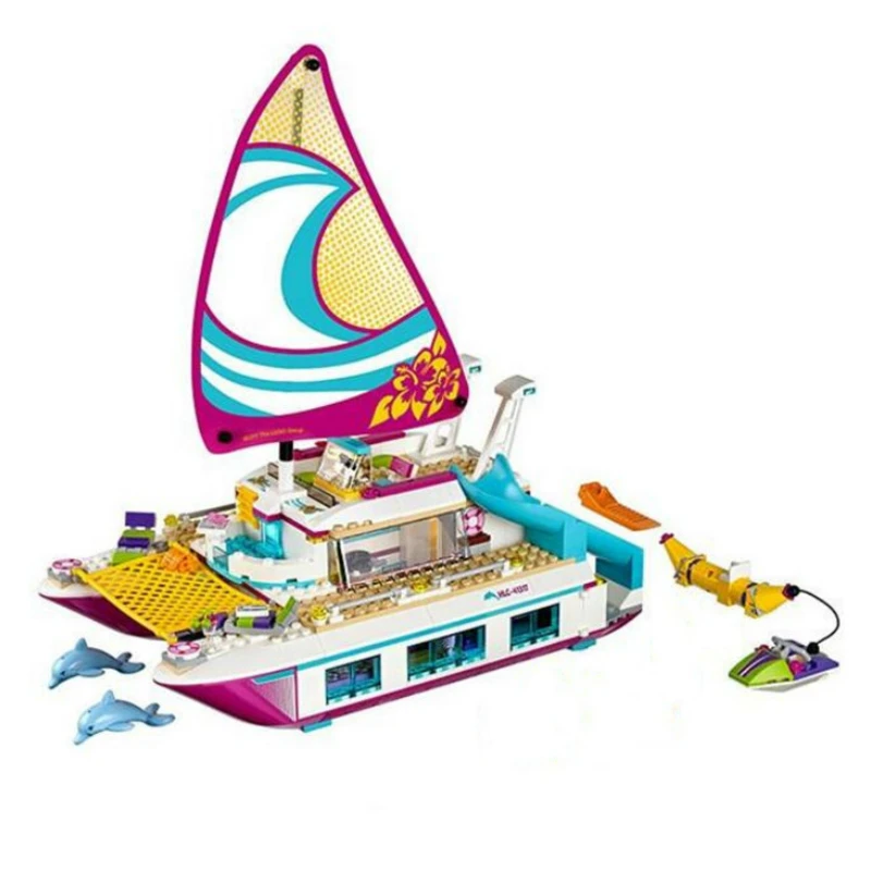 01038 Friends Building Bricks Sunshine Catamaran Dolphins Olivia Stephanie Girl Building Block Compatible with 41317
01038 Friends Building Bricks Sunshine Catamaran Dolphins Olivia Stephanie Girl Building Block Compatible with 41317
