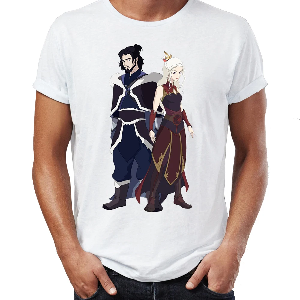Men's T Shirt Jon Snow and Daenerys The Last Airbender Game of Thrones Funny Crossover Tee
Men's T Shirt Jon Snow and Daenerys The Last Airbender Game of Thrones Funny Crossover Tee