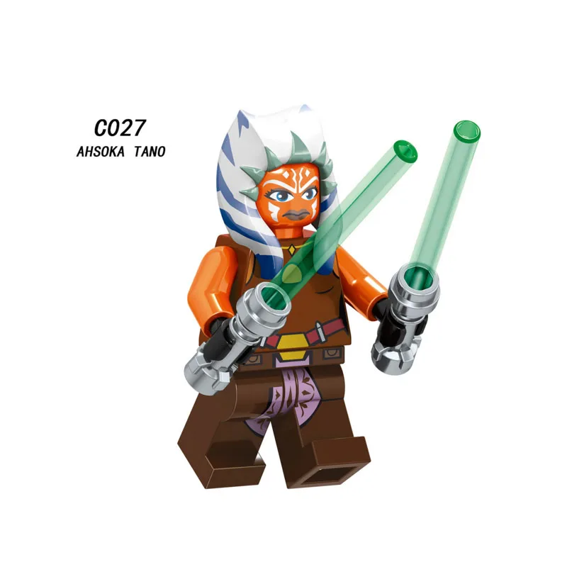 Single Sale Super Heroes Star Wars Ahsoka Tano 027 Model Building Blocks Figure Bricks Toys kids gifts Compatible Legoed Ninjaed
Single Sale Super Heroes Star Wars Ahsoka Tano 027 Model Building Blocks Figure Bricks Toys kids gifts Compatible Legoed Ninjaed