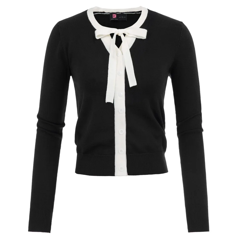 Women coat Spring Fall tops vintage elegant Bow-knot warm Knitwear Knitting Coat Cardigan Contrast Color slim jacket ladies
Women coat Spring Fall tops vintage elegant Bow-knot warm Knitwear Knitting Coat Cardigan Contrast Color slim jacket ladies