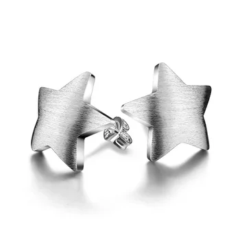 Womens simple earings 925 sterling silver earrings cute girl star earrings wholesale 100% silver charming woman jewelry gifts 
Womens simple earings 925 sterling silver earrings cute girl star earrings wholesale 100% silver charming woman jewelry gifts