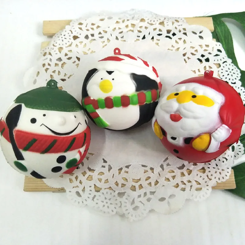 Kawaii Jumbo Christmas Santa Claus Snowman Penguin Ball Squishy Slow Rising Decor Kids Gift Phone Strap Christmas gift
Kawaii Jumbo Christmas Santa Claus Snowman Penguin Ball Squishy Slow Rising Decor Kids Gift Phone Strap Christmas gift