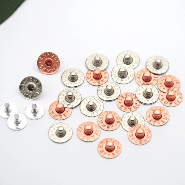 400sets/pack 9.5mm brass garment jeans buttons rivets stud rivets alum nail nickle/copper for jeans pocket ZD-023
400sets/pack 9.5mm brass garment jeans buttons rivets stud rivets alum nail nickle/copper for jeans pocket ZD-023