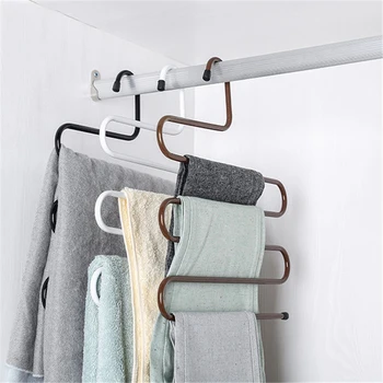 3D Space Saving Hanger Magic Clothes Hanger Multi-Layer Magic Non-Slip S-Type Pants Clip Hanger Multi-Function Wardrobe Storage
3D Space Saving Hanger Magic Clothes Hanger Multi-Layer Magic Non-Slip S-Type Pants Clip Hanger Multi-Function Wardrobe Storage