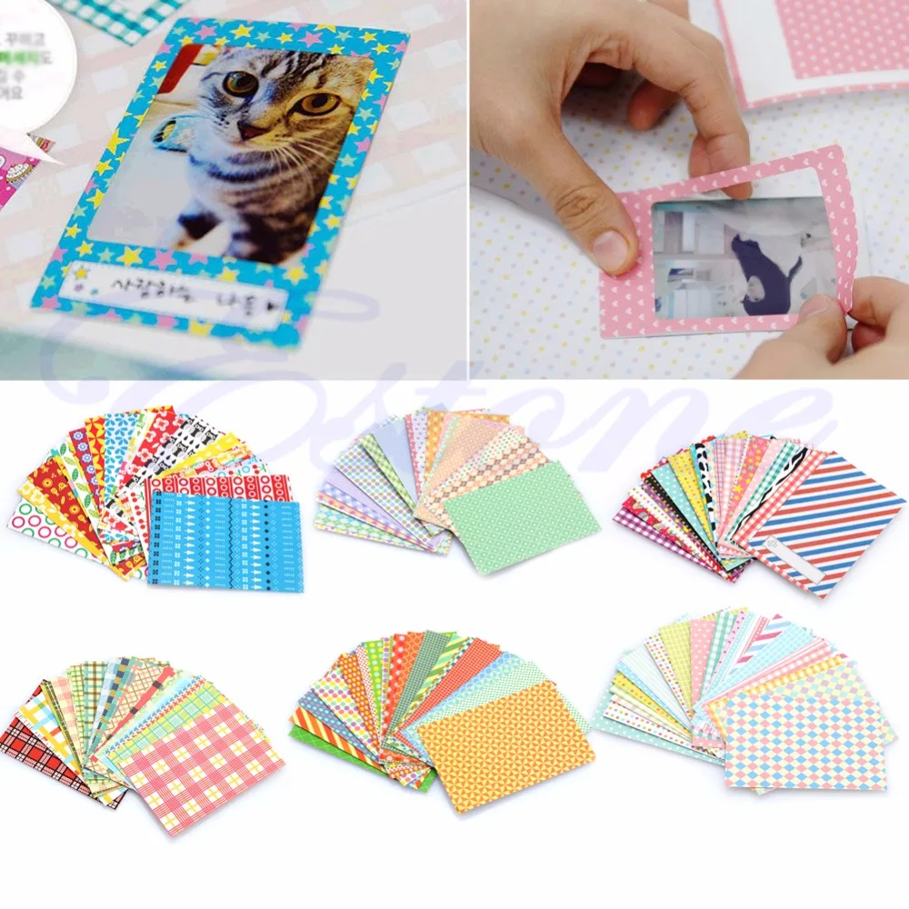 20 Pcs Polaroid Camera Film Skin Masking Photo Sticker FujiFilm Instax Mini Decor for Home decoration