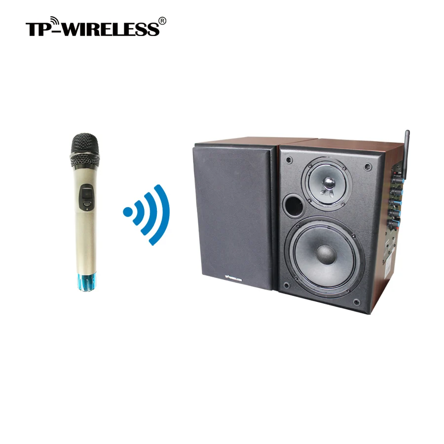 

TP-Wireless 2.4GHz Wireless Loudspeaker System Wireless Microphone and Speaker For Conference Room/Church/Classroom PA System