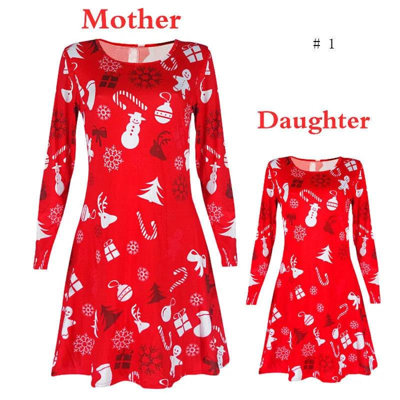 New Arrival Stylish Family Matching Outfits Women Ladies Christmas Swing Full Sleeve Dress Mother Daughter Santa Dress Sundress
New Arrival Stylish Family Matching Outfits Women Ladies Christmas Swing Full Sleeve Dress Mother Daughter Santa Dress Sundress