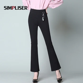 SIMPLISER High Waist Flared Pants Women Stretch Trousers Female Office Work Pants Ladies Black Femme Pantalon Plus Size 5xl 6xl
SIMPLISER High Waist Flared Pants Women Stretch Trousers Female Office Work Pants Ladies Black Femme Pantalon Plus Size 5xl 6xl