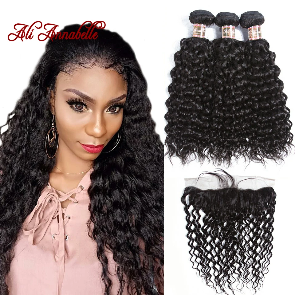 Water Wave Hair Bundles With Lace Frontal Closure Brazilian Water Wave Hair Weave Bundles Remy Human Hair Bundles With Closure
Water Wave Hair Bundles With Lace Frontal Closure Brazilian Water Wave Hair Weave Bundles Remy Human Hair Bundles With Closure