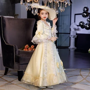 luxury children girl light golden ruffle lace court long gown princess dress studio stage performance fairy cosplay wonderland
luxury children girl light golden ruffle lace court long gown princess dress studio stage performance fairy cosplay wonderland