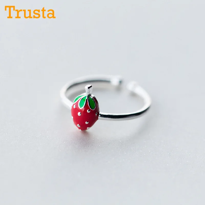 Trusta 100% 925 Sterling Silver Fashion Jewelry Strawberry Cocktail Ring Sizable 5 6 Girls Kids Xmas Gift Drop Shipping DS264
Trusta 100% 925 Sterling Silver Fashion Jewelry Strawberry Cocktail Ring Sizable 5 6 Girls Kids Xmas Gift Drop Shipping DS264