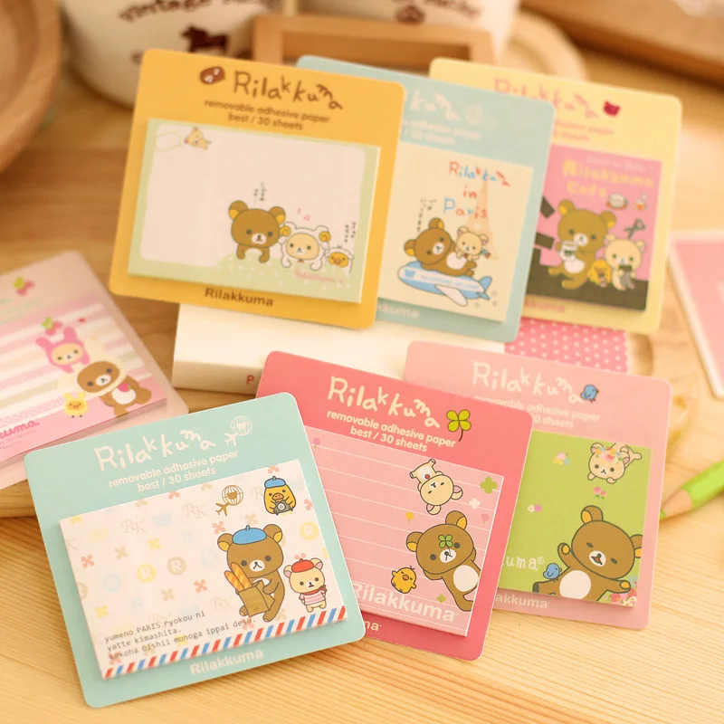 8PCS Cute Cartoon Kawaii Bear Animal Post Planner Diary DIY Scrapbooking Sticker Notes Memo Pads Stationery
8PCS Cute Cartoon Kawaii Bear Animal Post Planner Diary DIY Scrapbooking Sticker Notes Memo Pads Stationery