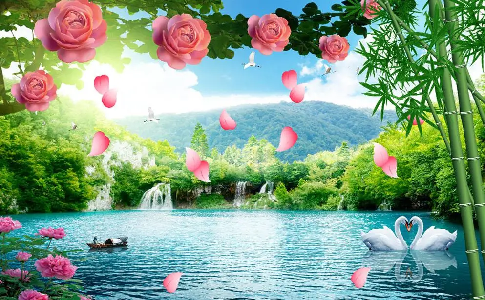 3D landscape flower vine TV backdrop 3d wallpaper landscape 3d wallpaper flower Home Decoration
3D landscape flower vine TV backdrop 3d wallpaper landscape 3d wallpaper flower Home Decoration