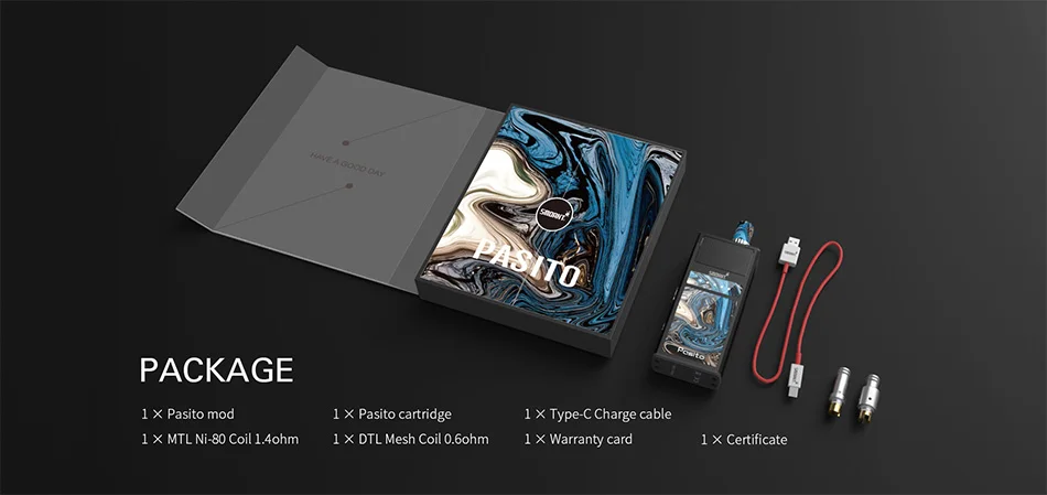 Smoant Pasito Pod System Starter Kit 1100mAh