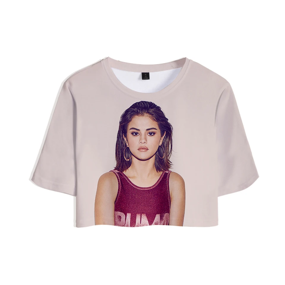 Summer Selena Gomez 3D T-shirts men/Women Exposed navel Tees shirts Fashion girls 3D Selena Gomez Exposed navel pink t-shirts
Summer Selena Gomez 3D T-shirts men/Women Exposed navel Tees shirts Fashion girls 3D Selena Gomez Exposed navel pink t-shirts
