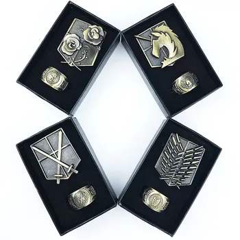 Attack on Titan Pins Brooches Scouting Legion Trainee Squad Military Police Regiment Stationed Corps Metal Badges Cosplay Gift
Attack on Titan Pins Brooches Scouting Legion Trainee Squad Military Police Regiment Stationed Corps Metal Badges Cosplay Gift