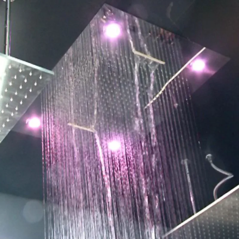 flower is aspersed Super luxury day ceremonies waterfall rain intelligence thermostatic shower faucet 304 stainless steel
flower is aspersed Super luxury day ceremonies waterfall rain intelligence thermostatic shower faucet 304 stainless steel
