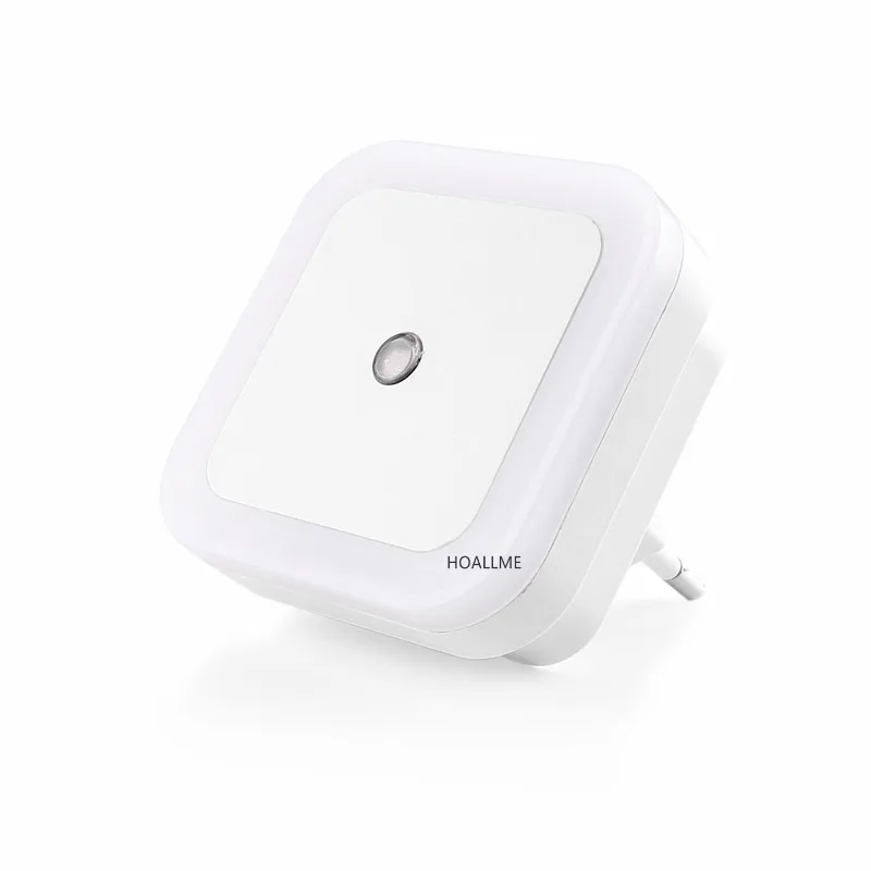 Mini Auto Night Lamp LED Light Built-in Light Sensor Control White Bedside Light Wall Lamp US/EU
Mini Auto Night Lamp LED Light Built-in Light Sensor Control White Bedside Light Wall Lamp US/EU