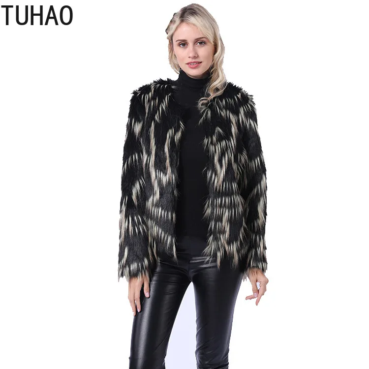 Autumn Winter ImiTtion Long Wool Fur Coat Contrast Color Long Sleeve Fur Fluffy Jacket Woman Tops TJFW244
Autumn Winter ImiTtion Long Wool Fur Coat Contrast Color Long Sleeve Fur Fluffy Jacket Woman Tops TJFW244