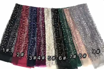 Multicolor HOT French Nigerian sequins net lace,African tulle mesh lace fabric high quality for party wedding dress 5yards/lot
Multicolor HOT French Nigerian sequins net lace,African tulle mesh lace fabric high quality for party wedding dress 5yards/lot