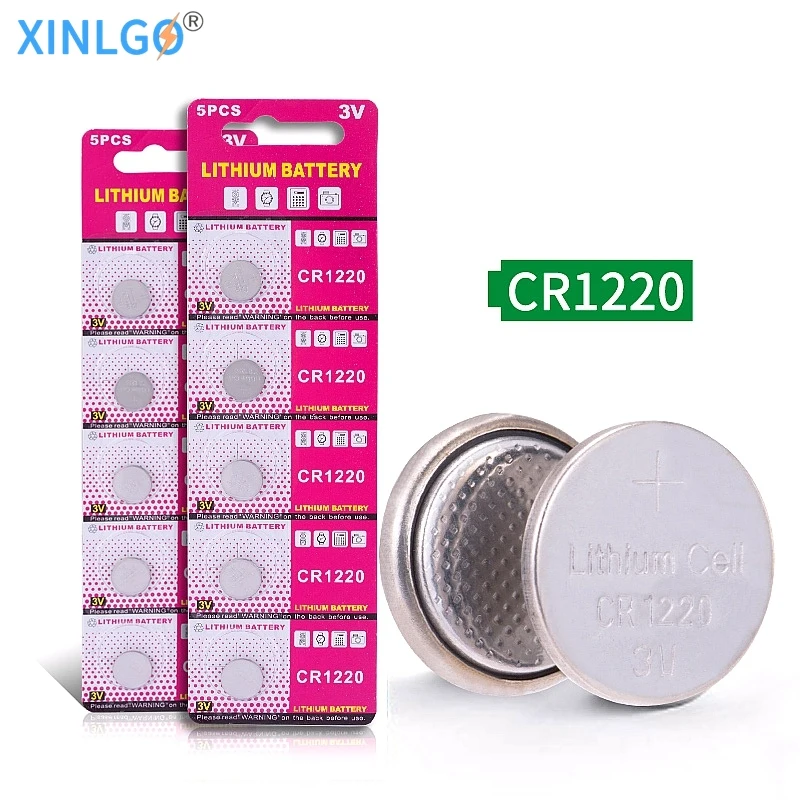 10PCS CR1220 Battery Lithium Button Coin Cell Batteries - 3V 3 Volt - Remote Watch Jewelry led Key fob Replacement 1220 CR Pack
10PCS CR1220 Battery Lithium Button Coin Cell Batteries - 3V 3 Volt - Remote Watch Jewelry led Key fob Replacement 1220 CR Pack