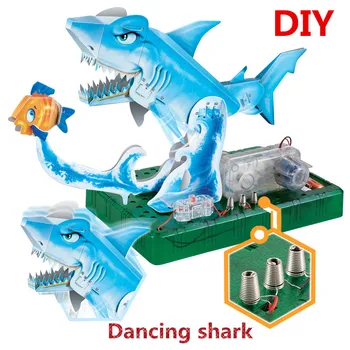 Educational toys Sea world DIY assembly 3D origami Electric dancing shark model Student science circuit toy kids child gift
Educational toys Sea world DIY assembly 3D origami Electric dancing shark model Student science circuit toy kids child gift