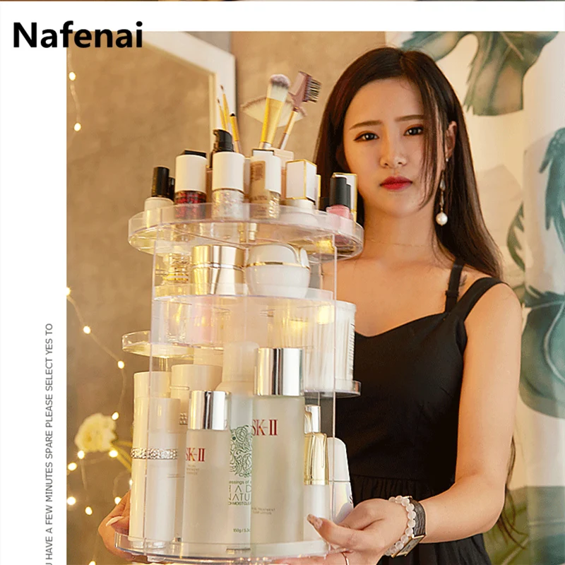 360 rotating makeup organizer Acrylic makeup brushes holder box Jewelry Organizer Case makeup storage box cosmetics organizer
360 rotating makeup organizer Acrylic makeup brushes holder box Jewelry Organizer Case makeup storage box cosmetics organizer
