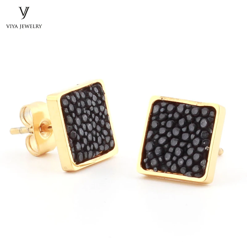 fashion colorful stingray ear stud for Girl (1)