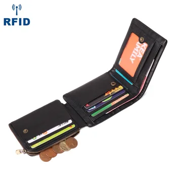 2019 New short RIFD anti-magnetic men wallet top layer cowhide purse retro genuine leather fashion casual wallets
2019 New short RIFD anti-magnetic men wallet top layer cowhide purse retro genuine leather fashion casual wallets