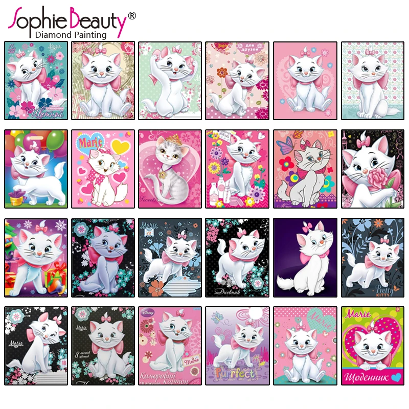 DIY diamond painting Cross Stitch Pink Cute Cat Resin Mosaic Craft painting 5D Diamond embroidery Set Home Decor Needlework Arts
DIY diamond painting Cross Stitch Pink Cute Cat Resin Mosaic Craft painting 5D Diamond embroidery Set Home Decor Needlework Arts
