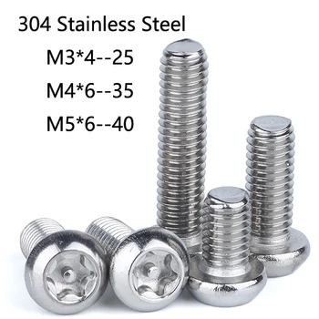 500pcs ISO7380 Hexalobular socket TORX+PIN Anti-theft Screw 304 Stainless Steel Button Head Security Screw M3 M4 M5
500pcs ISO7380 Hexalobular socket TORX+PIN Anti-theft Screw 304 Stainless Steel Button Head Security Screw M3 M4 M5