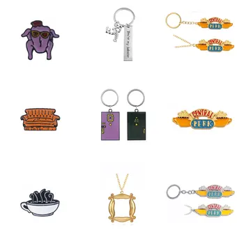 10 Styles Wholesale TV Show Friends Monica's Door Keychain Central Perk Coffee Time Pendant Key Chains Women Men Choker Jewelry
10 Styles Wholesale TV Show Friends Monica's Door Keychain Central Perk Coffee Time Pendant Key Chains Women Men Choker Jewelry