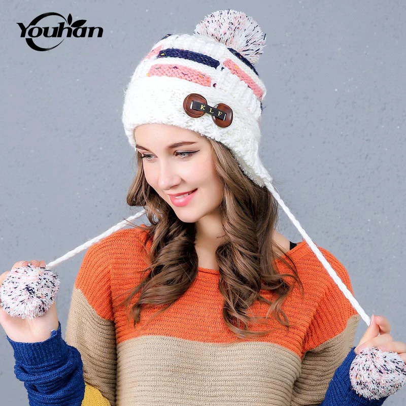 YOUHAN Skullies Beanies Winter Hat For Women Lovely Warm Hat with three Hairball Knitt Cap Fashion Winter Hats
YOUHAN Skullies Beanies Winter Hat For Women Lovely Warm Hat with three Hairball Knitt Cap Fashion Winter Hats