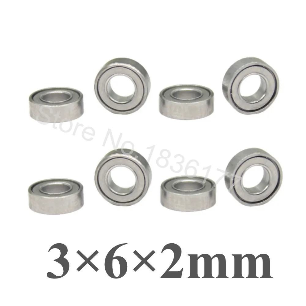 8pcs Micro Ball Bearings 3x6x2mm Metal Shielded For RC Car Quadcopter Replacement of Traxxas - 6642
8pcs Micro Ball Bearings 3x6x2mm Metal Shielded For RC Car Quadcopter Replacement of Traxxas - 6642